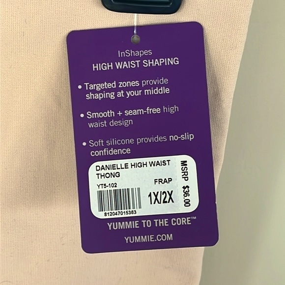 Brand New Yummie Shapewear Compression High Waist Shaping Smoothing Thong Nude - Picture 5 of 9